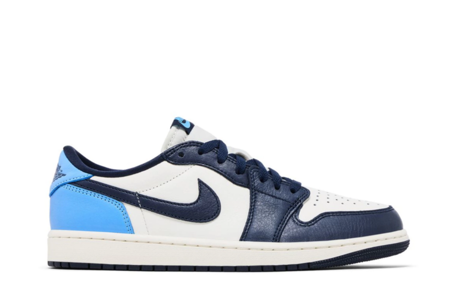 Tênis Nike Air Jordan 1 Retro Low OG 'Obsidian UNC'