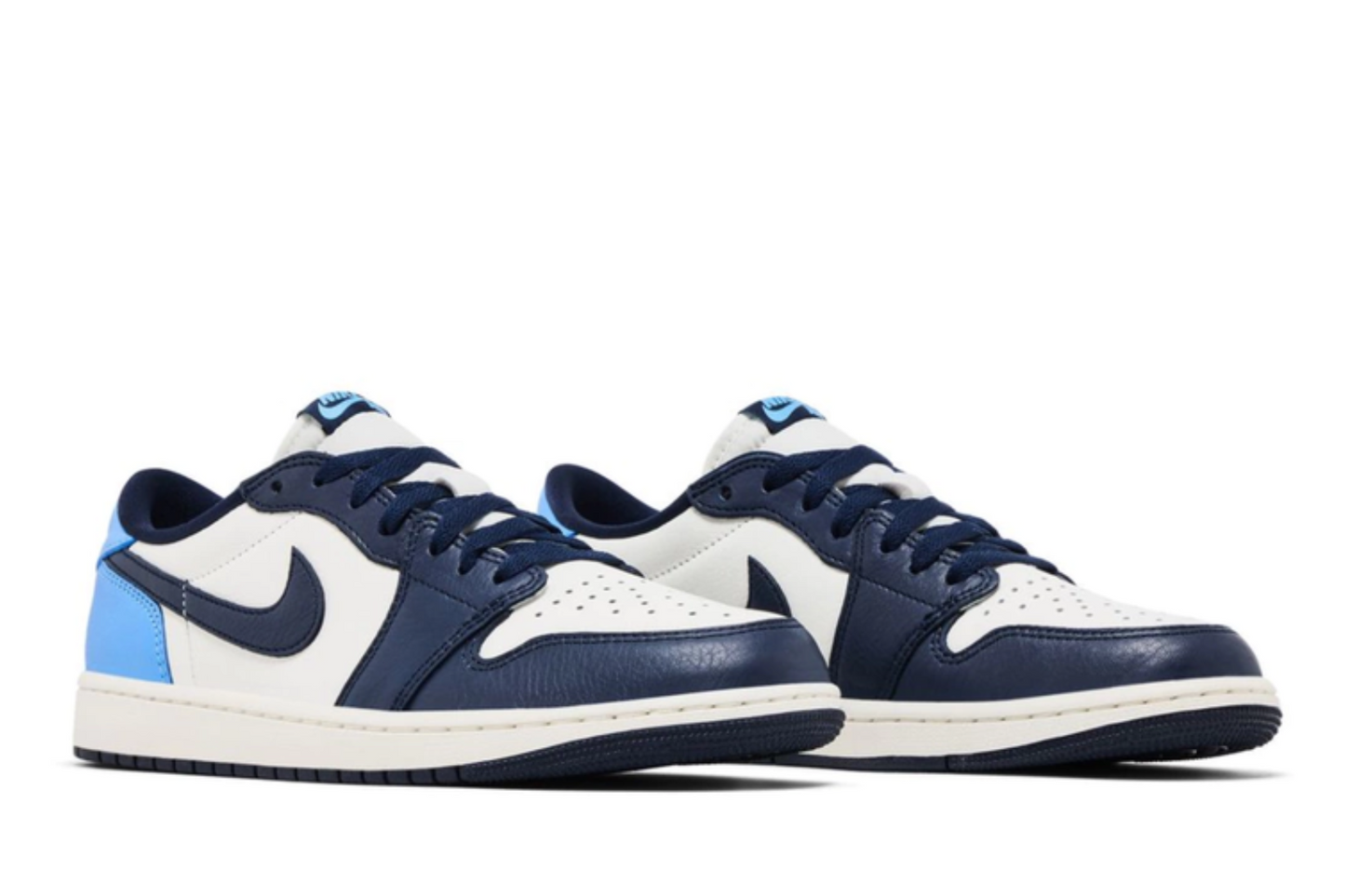 Tênis Nike Air Jordan 1 Retro Low OG 'Obsidian UNC'