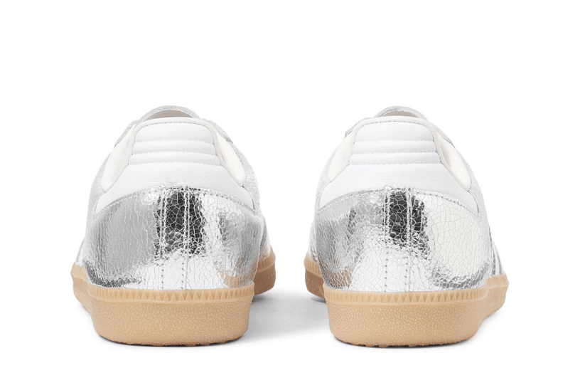 Tênis Adidas Samba OG 'Silver Metallic Cracked Leather'