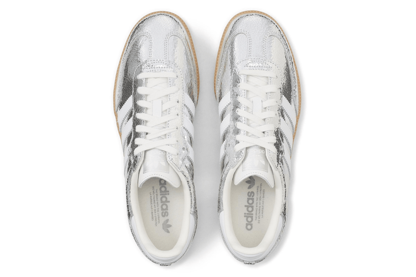 Tênis Adidas Samba OG 'Silver Metallic Cracked Leather'