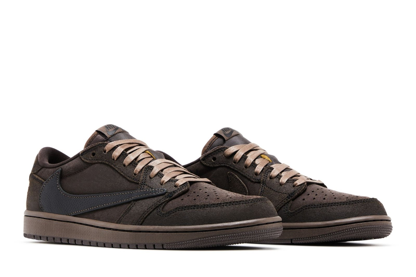 Tênis Nike Travis Scott X Air Jordan 1 Low Og Sp 'Velvet Brown'