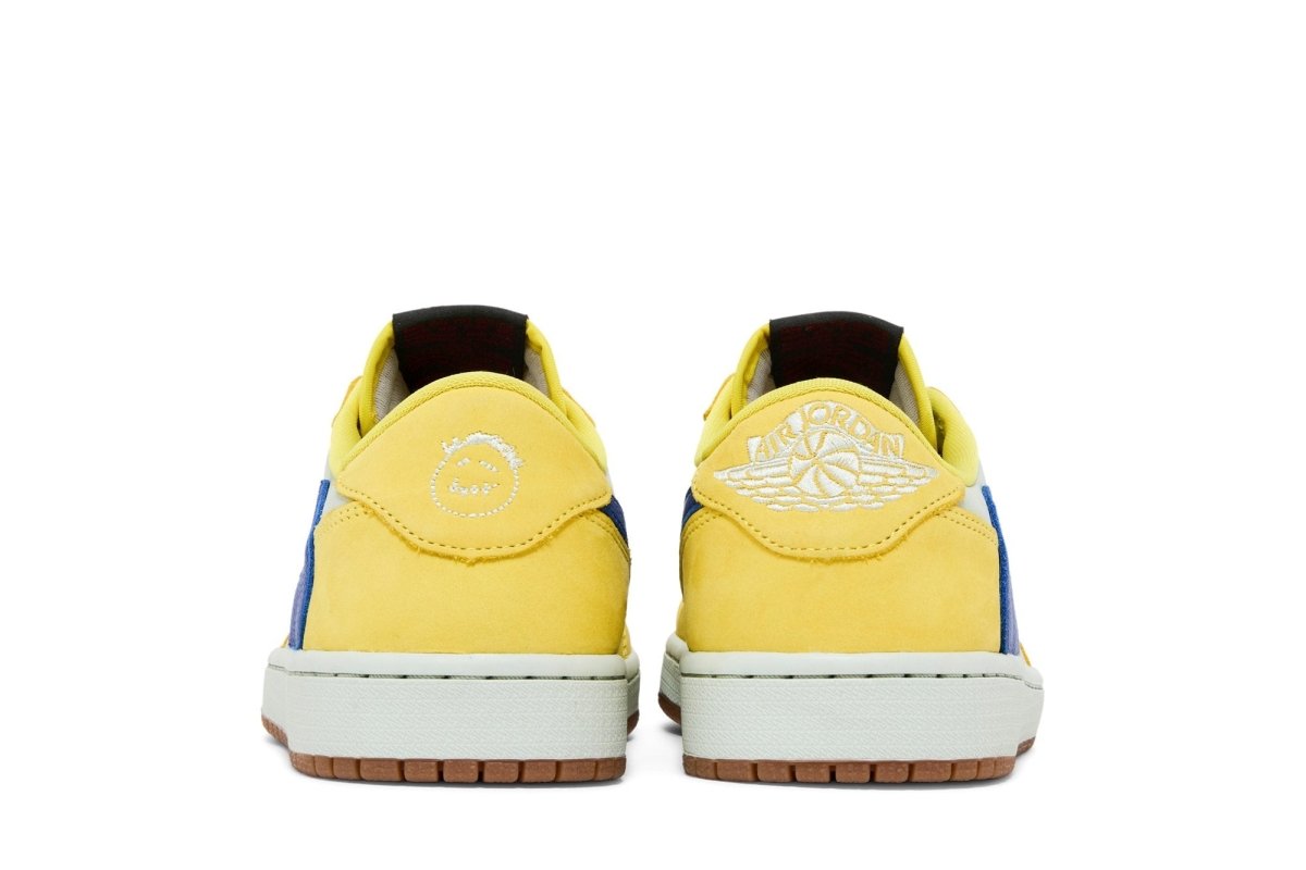 Tênis Travis Scott x Air Jordan 1 Low Og Canary Amarelo