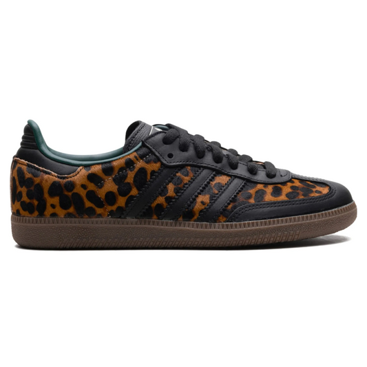 Tênis Adidas Samba OG 'Black Green Leopard'