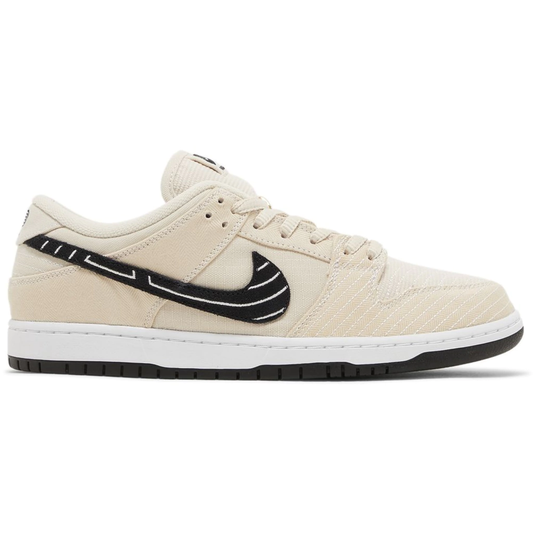 Tênis Nike Albino & Preto x SB Dunk Low 'Pearl White'