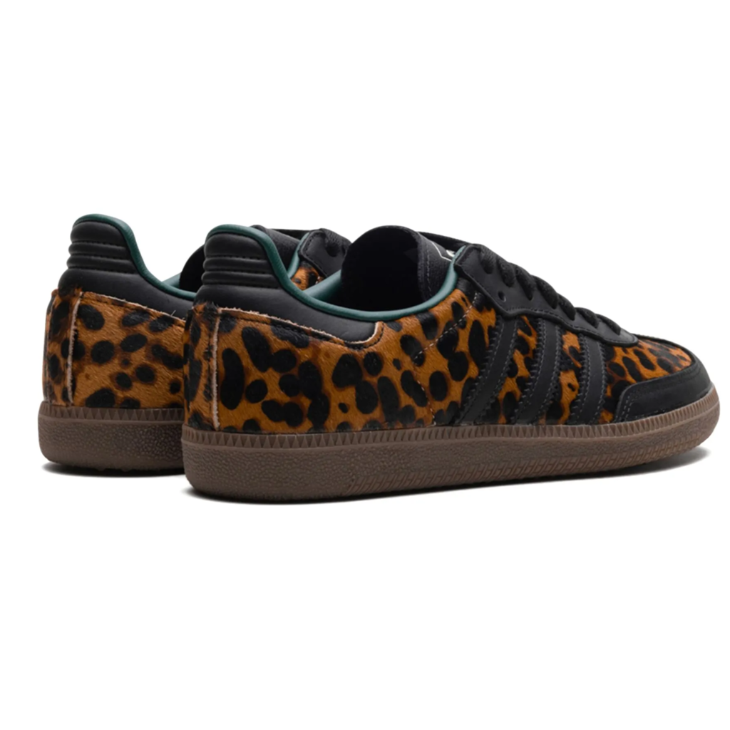 Tênis Adidas Samba OG 'Black Green Leopard'