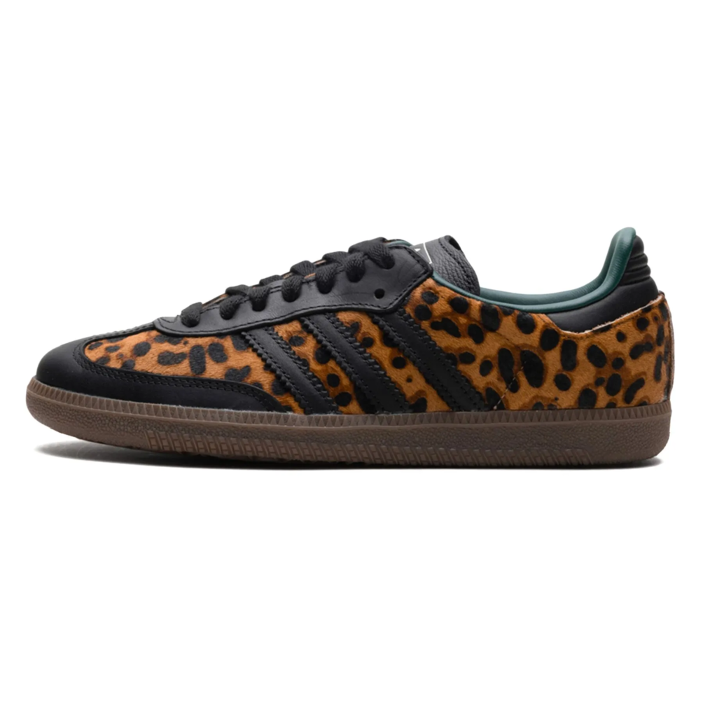 Tênis Adidas Samba OG 'Black Green Leopard'