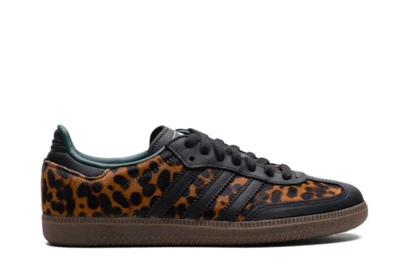 Tênis Adidas Samba OG 'Black Green Leopard'
