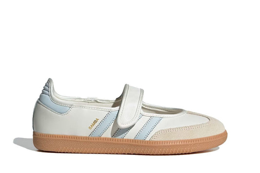 Tênis Adidas Samba Jane White Blue Gum Branco