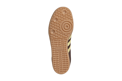 Tênis Adidas Samba OG Shadow Brown Powder Yellow Marrom