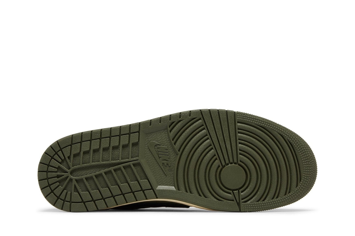 Tênis Air Jordan 1 Low Og Sp x Travis Scott Medium Olive Verde