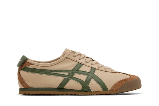 Tênis Onitsuka Tiger Mexico 66 Beige Grass Green Marrom
