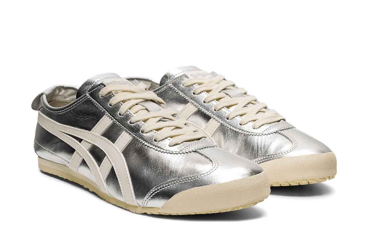 Tênis Onitsuka Tiger Mexico 66 Chrome Silver Prata