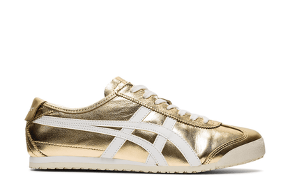 Tênis Onitsuka Tiger Mexico 66 Gold White Dourado