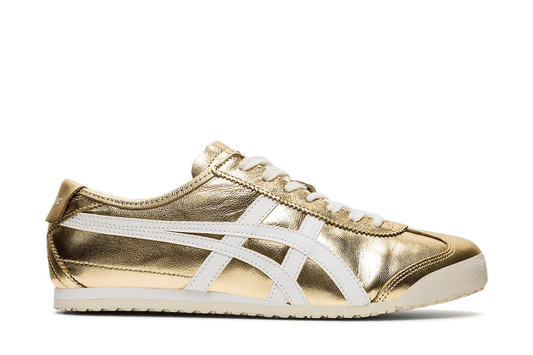 Tênis Onitsuka Tiger Mexico 66 Gold White Dourado