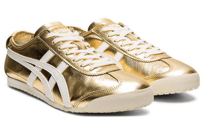 Tênis Onitsuka Tiger Mexico 66 Gold White Dourado